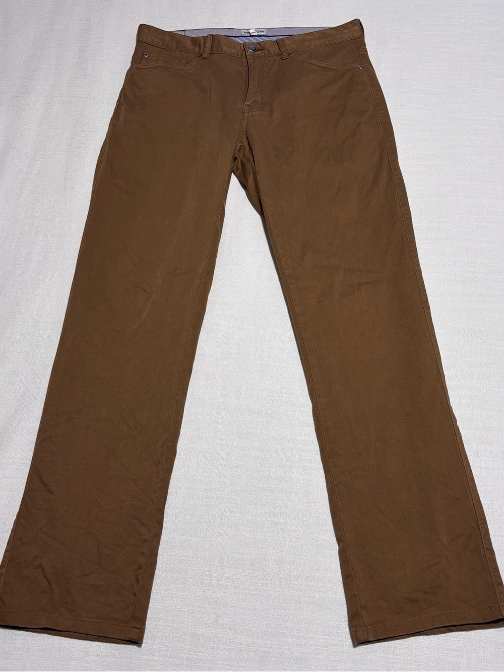Men’s Peter Millar Ultimate Sateen 5-Pocket Pants | Brown | Size 32 | MF19B39